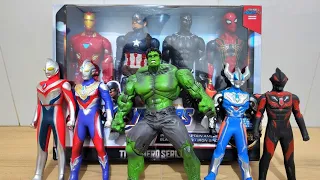 UNBOXING SUPERHERO AVENGERS, HULK, SPIDER-MAN, IRON MAN, CAPTAIN AMERICA, BLACK PANTHER PART 6