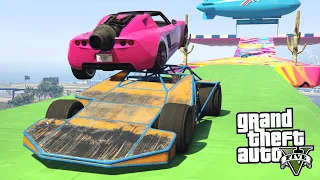 BUGGY RAMP JEST NAJLEPSZY NA FACE TO FACE w GTA 5 Online Hogaty i EKIPA "CRAZY MAP!" #491