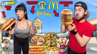 We Ate The UNHEALTHIEST Fast Food Secret Menu Hacks For 24 Hours!