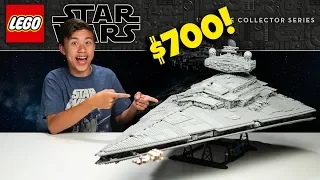 BUILDING A $700 LEGO SET!!! LEGO Star Wars: UCS Imperial Star Destroyer - Time-lapse Build & Review!