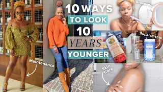 10 Ways to Look 10 Years Younger | HOW TO Look Younger INSTANTLY at ANY AGE! | Skin Care +Anti Aging