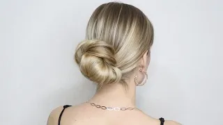 СОБРАННАЯ ПРИЧЕСКА НА ДЛИННЫЕ ВОЛОСЫ - НА ПРАЗДНИКИ ИЛИ НА КАЖДЫЙ ДЕНЬ | EASY HOLIDAY UPDO TUTORIAL