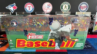NEW RELEASE 2024 Topps Heritage Baseball Hobby Box