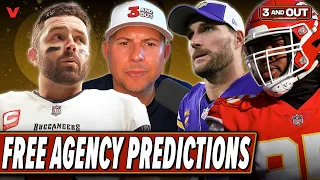 NFL Free Agency Predictions: Will Chiefs franchise tag Chris Jones, Ja'Marr Chase holdout? | 3 & Out