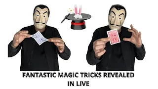 FANTASTIC MAGIC TRICKS REVEALED IN LIVE #live #tricks #magic #trending #viral #viralvideo #tutorial