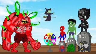 Rescue SUPERHEROE : Spiderman superhero vs Hulk vs Avengers vs Venom3 rescue Iron Man, thanos,batman