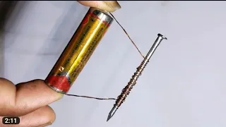 how to make an Electromagnet sciene xperiment