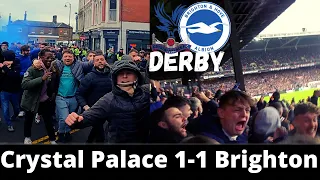 DERBY M-23 CRYSTAL PALACE V BRIGHTON | Crystal Palace 1-1 Brighton | MATCH DAY VLOG BRIGHTON | EPL