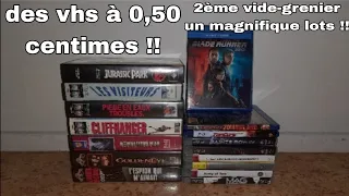 #2 Vide Grenier live du 10 septembre 2023 + Débrief des VHS à 0,50 centimes + un lots de jeux PS3 !!