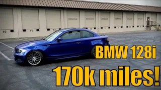 Bmw 128i 170k high mileage. My Thoughts?