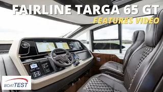 Fairline Targa 65 GT (2020) - Features Video by BoatTEST.com