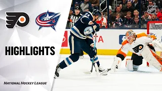 NHL Highlights | Flyers @ Blue Jackets 2/20/20