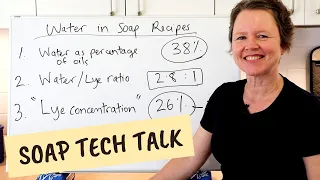 Calculating Water in Soap Recipes and Clarifying 'Lye Concentration' (a VERY techy soap talk)