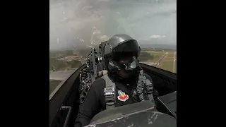 Inside the Cockpit F-22A Raptor Pt II #shorts #military #airforce #fighterjet #cockpit #flight #f22