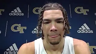 GT Basketball - Jordan Usher/Khalid Moore postgame Miami, January 29, 2022