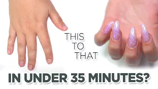 REAL TIME | How to Apply Full Cover Tips with ManiQ Fiber Gel