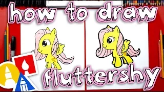 How To Draw Fluttershy Cartoon