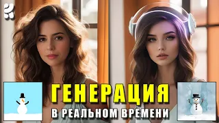 Генерация в реальном времени | KREA AI