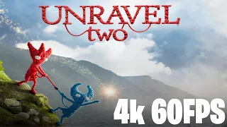 Unravel Two Walkthrough Gameplay - Full Game - No Commentary (Xbox X 4K 60fps)
