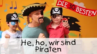 👩🏼 He, ho, wir sind Piraten - Singen, Tanzen und Bewegen || Kinderlieder