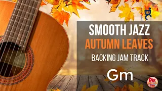 Smooth Jazz Backing Track  -  Autumn leaves in G minor (72 bpm)