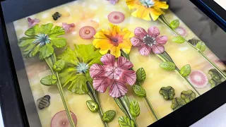 Fused Glass Wildflower Dream