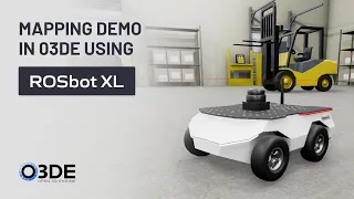 Creating a map in O3DE simulation using ROSbot XL