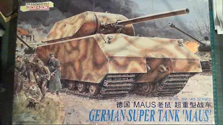 DRAGON 1/35 Scale German Super Tank "MAUS" Build Update # 6
