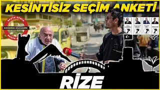 Memleketi RİZE’de Erdoğan’ı Üzecek Anket! Rize Kesintisiz-Sayaçlı Seçim Anketi | Sokak Röportajları