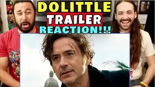 DOLITTLE - Official TRAILER | REACTION!!!