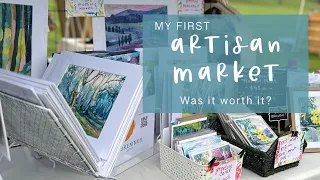 Arty Stuff - My first Artisan Market + Sketchbook Tour