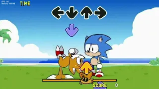 Spinning my tails/ FNF "Friends from the future." Ordinary Sonic vs Tails