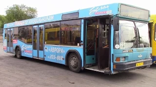 Обзор городского автобуса МАЗ 103 (ранний) г Тольятти