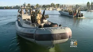 Elite Maritime Security Response Team Patrols Bay During Fleet Week Festivities