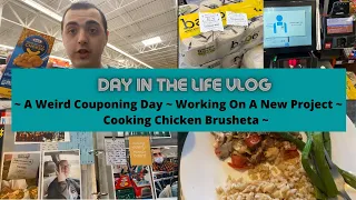 A WEIRD COUPONING DAY! ~ WORKING ON A NEW PROJECT ~ MAKING CHICKEN BRUSHETA ~ DAY IN THE LIFE VLOG