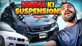 MY FRIENDS REACTION ON V8 BMW😂 ft MEENA KI SUSPENSION .