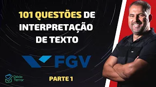 Português FGV / 101 questões de Interpretação de texto FGV - parte 1