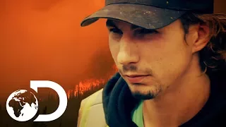 Will Parker's Team Lose Millions To The Wildfire? | SEASON 8 | Gold Rush