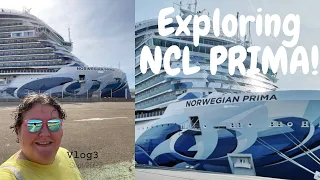 The newest Cruise Ship in the World! Le Harve #NCLPrima #norwegiancruiseline #cruisevlogger