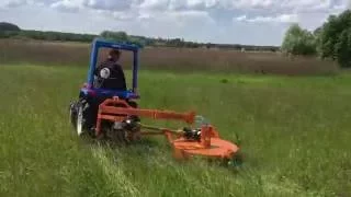 Komondor SFNY-100/K kihajtható fűnyíró, center and side mower