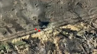 T-72B3 Run Over Two Anti Tank Mines