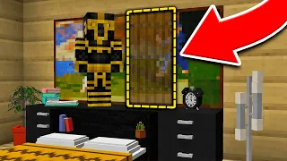 CONSTRUIMOS UNA PUERTA SECRETA DENTRO DE MI CASA EN MINECRAFT 😱🚪