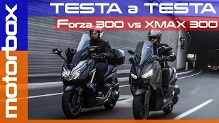Honda Forza 300 2018 VS Yamaha XMAX 300 | La prova comparativa