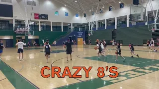 Practice Basketball Shooting & Footwork with Crazy 8's