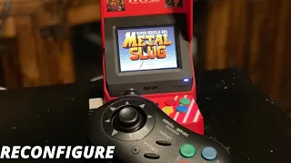 How to Reconfigure 8bitdo NEOGEO controller for MVS MINI.