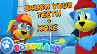 Brush Your Teeth, Family Barbecue + More Kids Songs & Nursery Rhymes | Doggyland Compilation