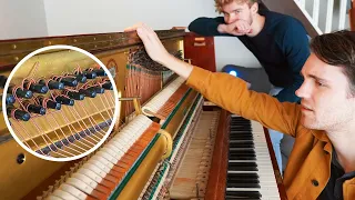 I Put GUITAR Strings on my Piano then Hired a Piano Tech to Come Fix it