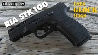 This RIA STK100 Uses Glock Mags