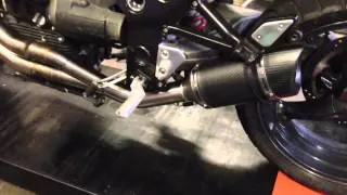 GuzziTech GT-Rx™ Griso Carbon Fiber Stubby Exhaust