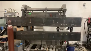 Home made press brake set up trick